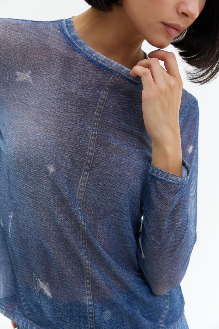 Лонгслив Denim Soft