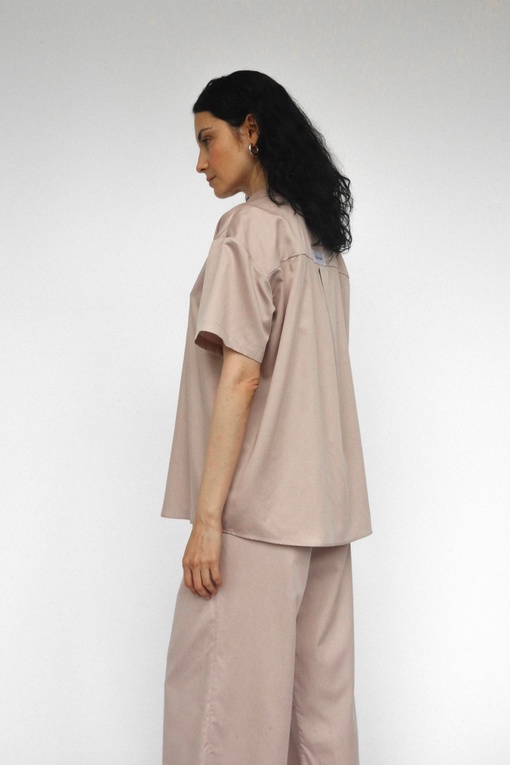 Рубашка с коротким рукавом "Айвори"