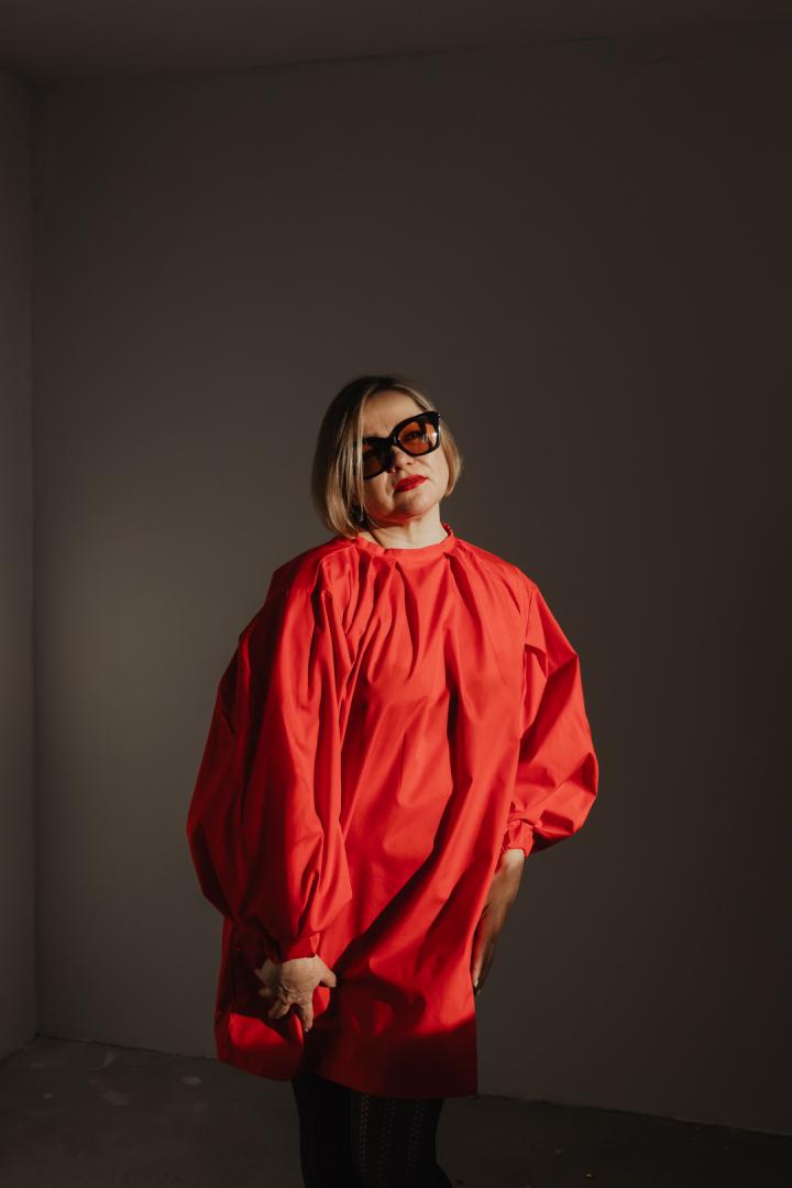 Платье "Красный Цветок"