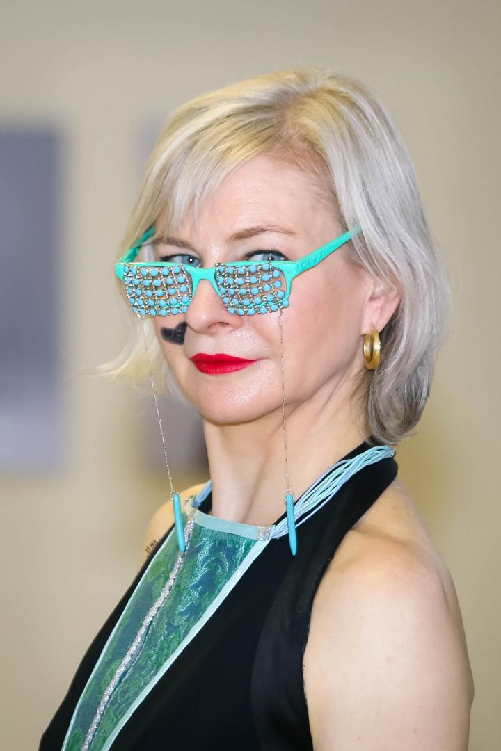 Очки бирюзовые