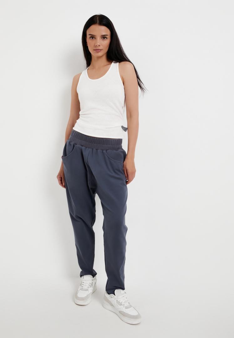 Брюки галифе серые