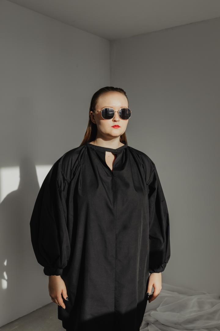 Платье "Черный Цветок"