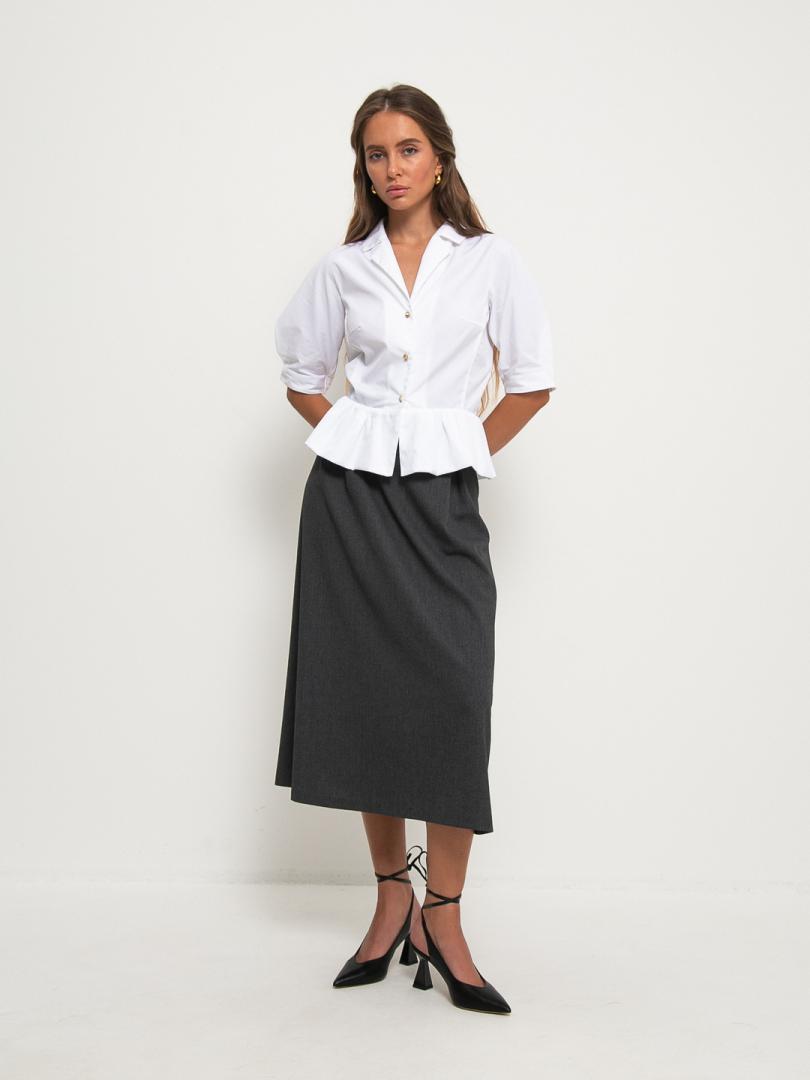 Юбка с защипами