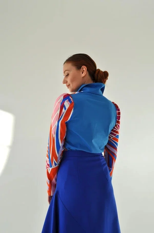 Рубашка - поло "Небо"