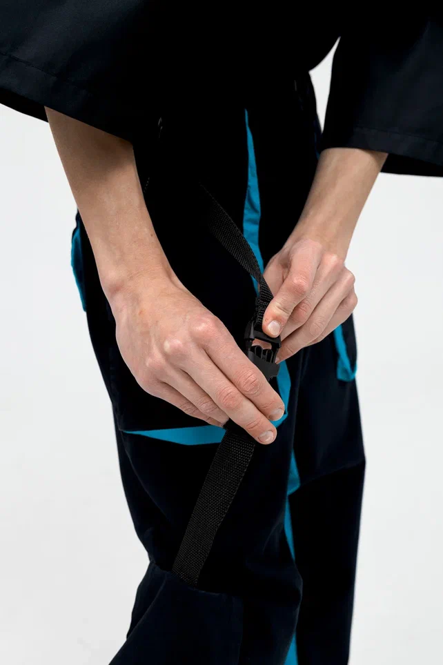 Спортивный костюм в стиле киберпанк (Футболка и штаны)