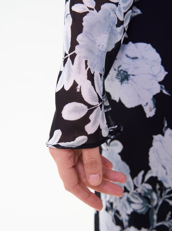 Платье из шифонового шелка