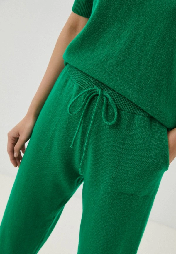 Брюки из кашемира "Майская Зелень"