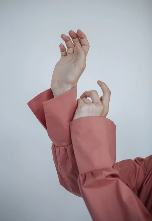 Платье-рубашка терракот "Кливия"