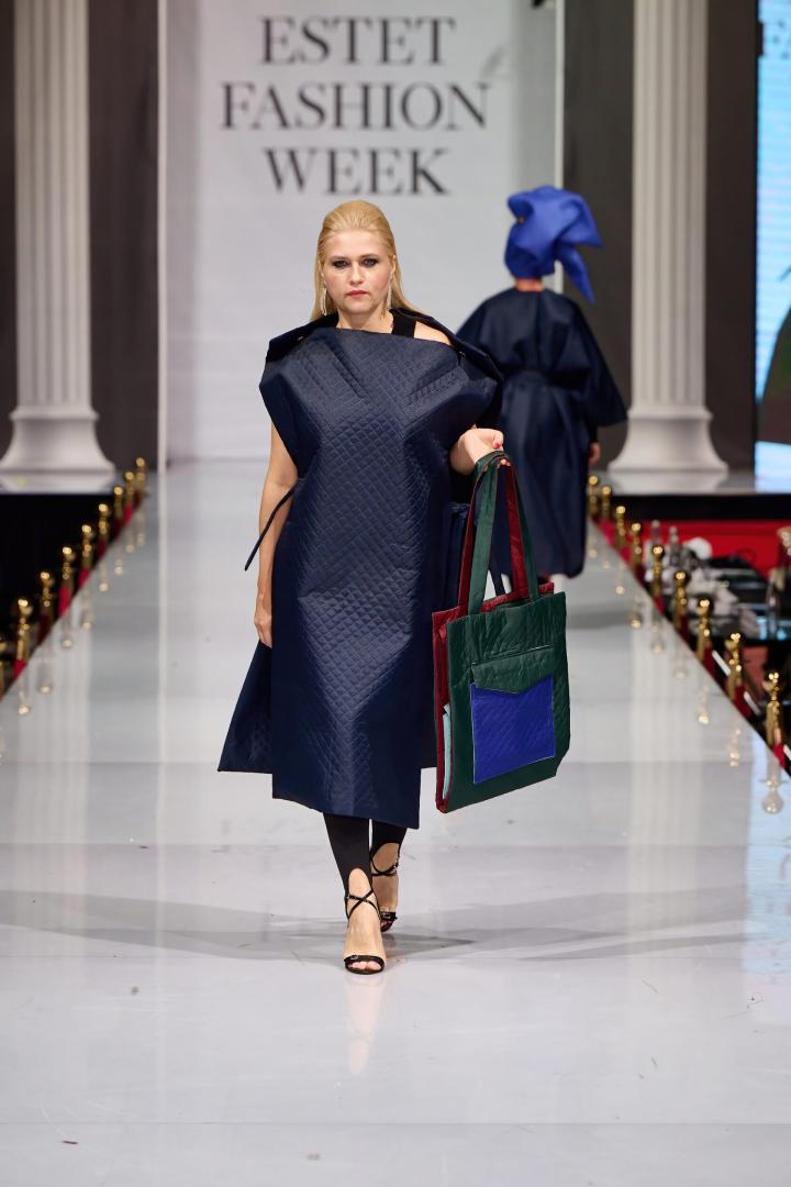 Накидка темно-синяя