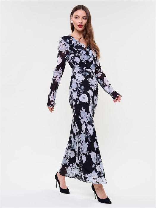 Платье из шифонового шелка