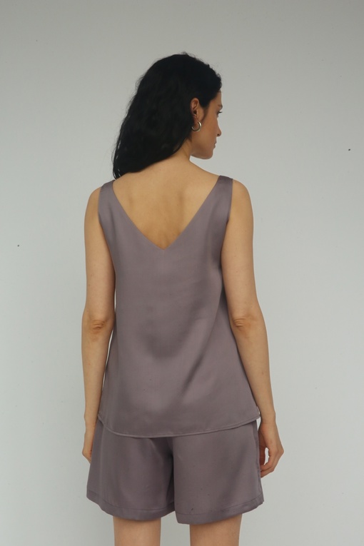 Женский топ "Сливовая дымка"
