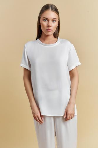 Шелковая футболка 