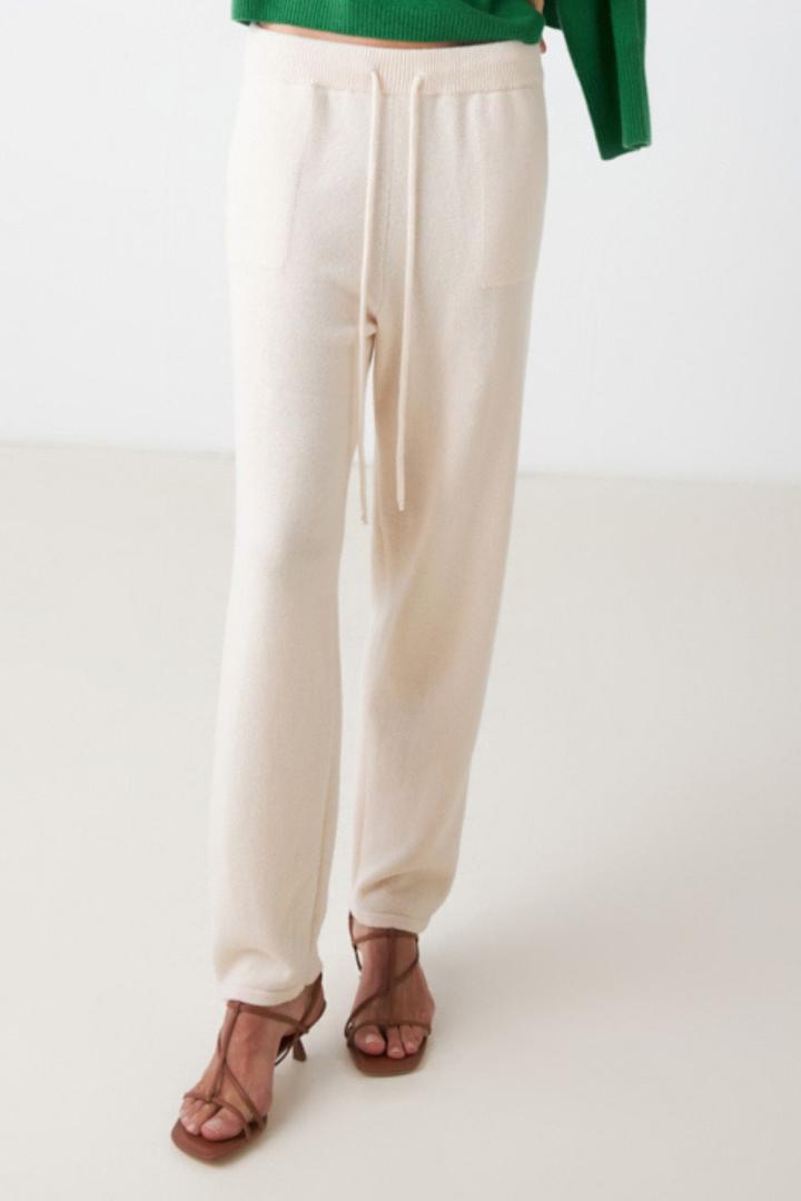 Брюки из кашемира "Взбитые Сливки"