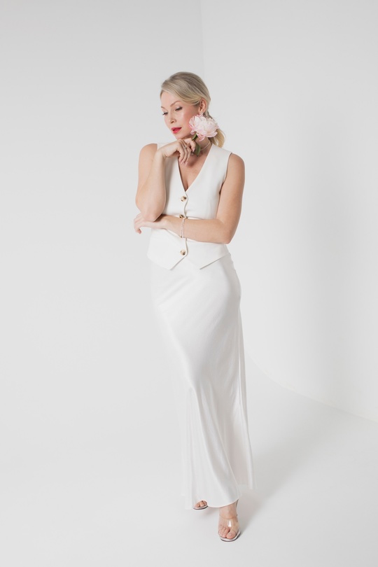 Юбка в бельевом стиле "Жемчужина"