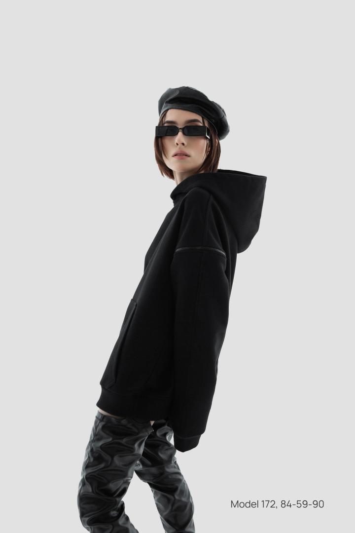 Худи Hoodie Zipper Black