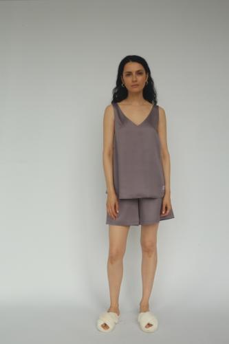 Женский топ "Сливовая дымка"