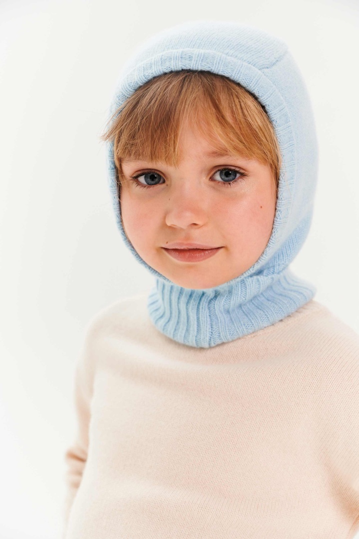 Балаклава из кашемира детская "Шепот Неба"