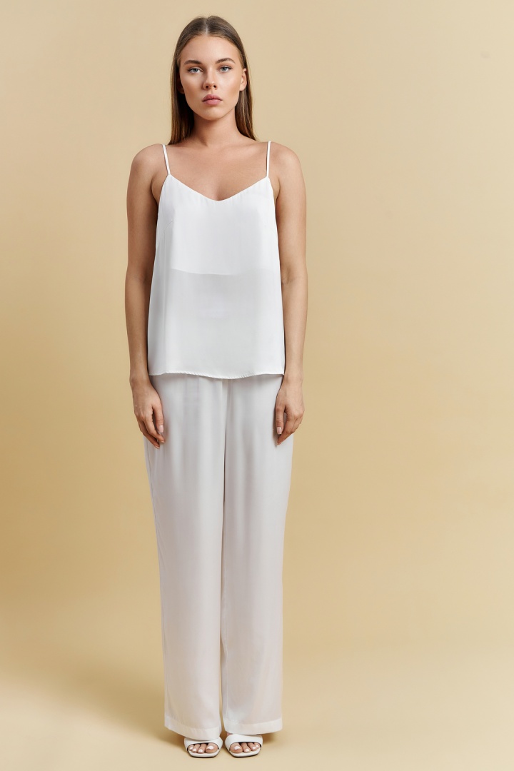 Классический топ из шелка 