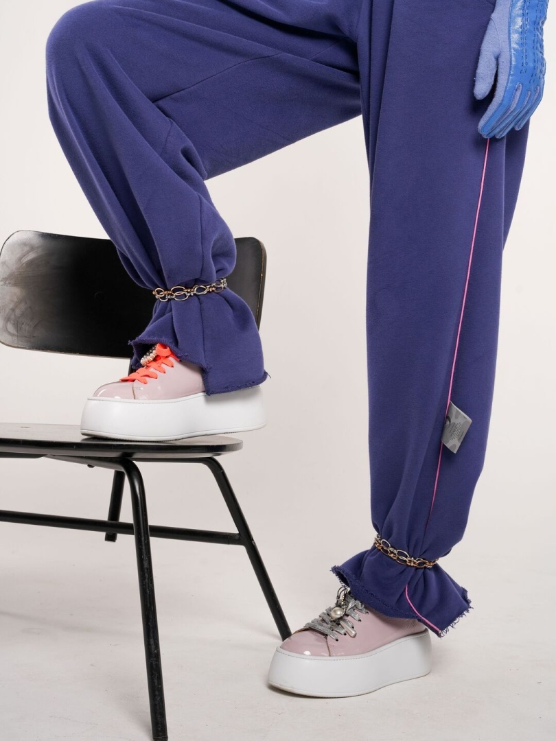 Брюки West слива