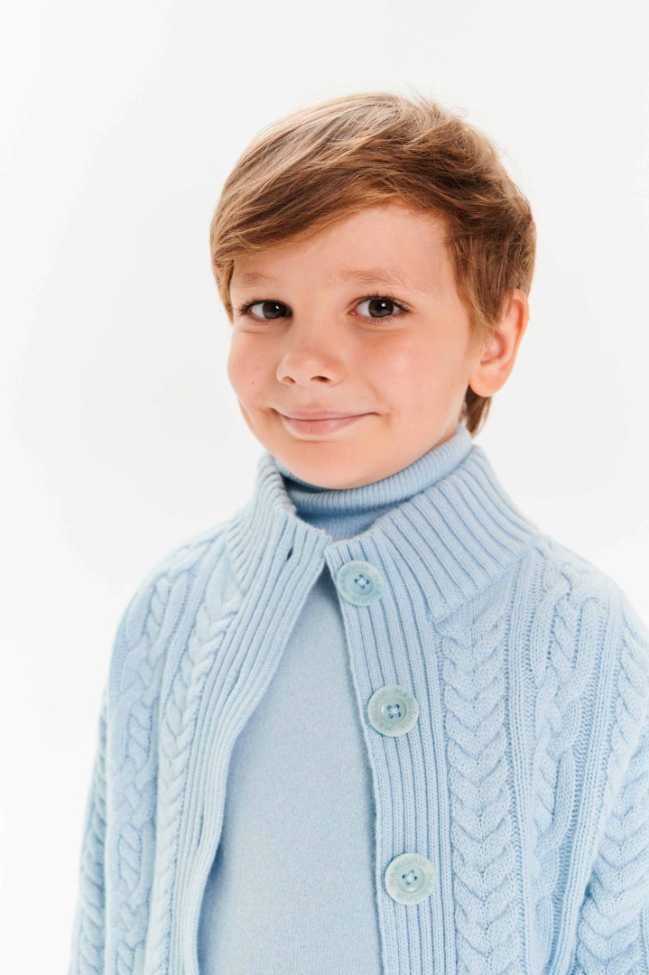 Кардиган из кашемира детский "Шепот Неба"