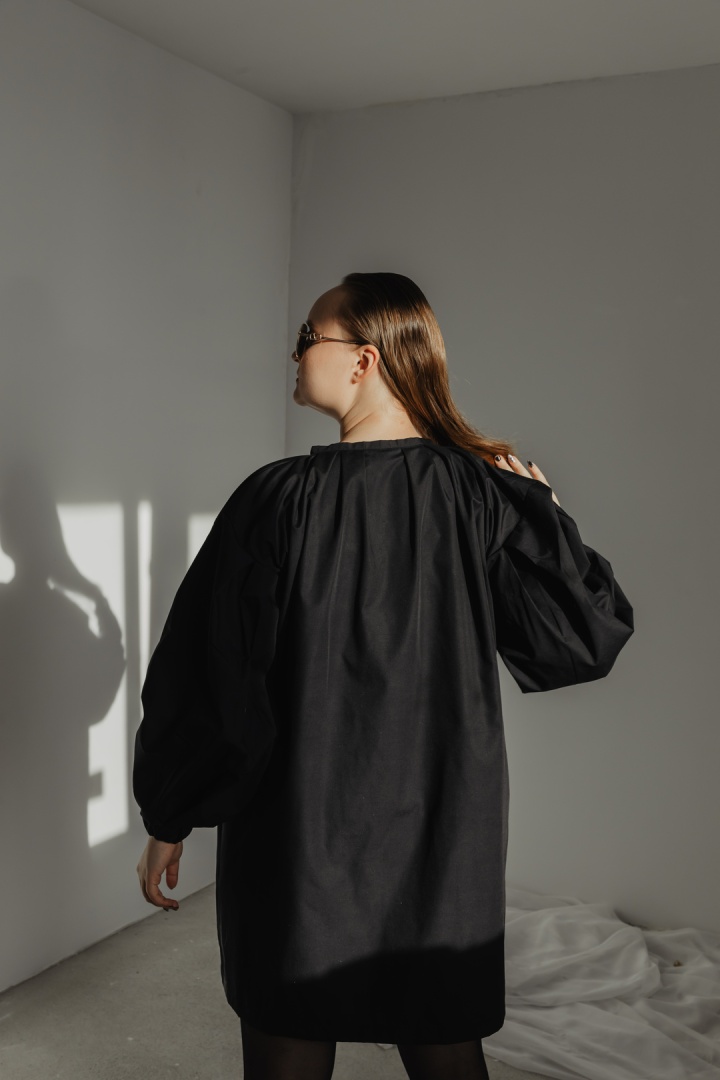 Платье "Черный Цветок"