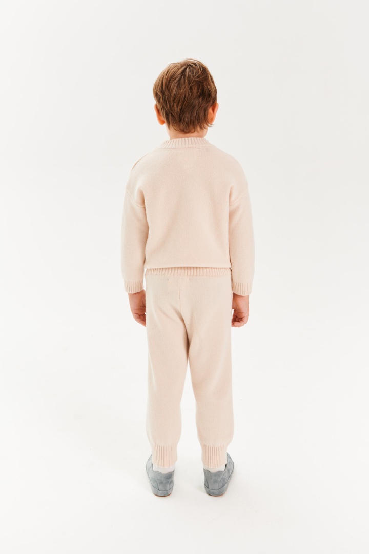 Джоггеры из кашемира детские "Взбитые Сливки"