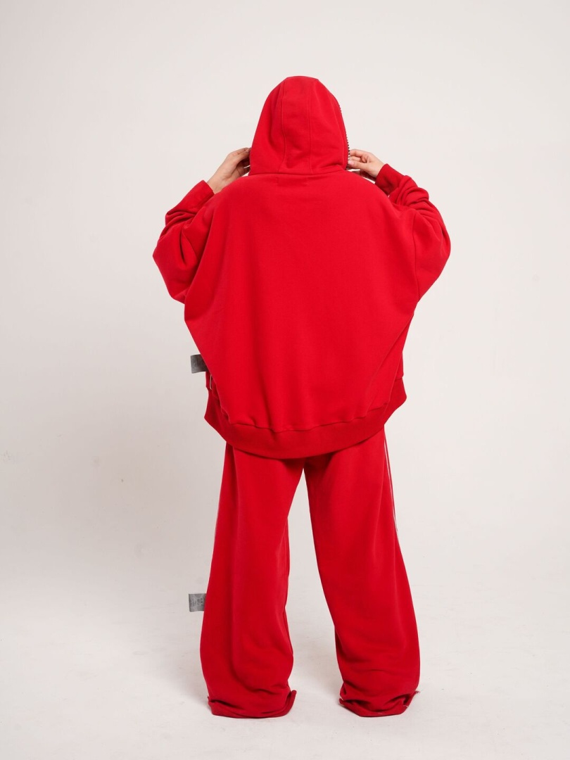 Худи West красный