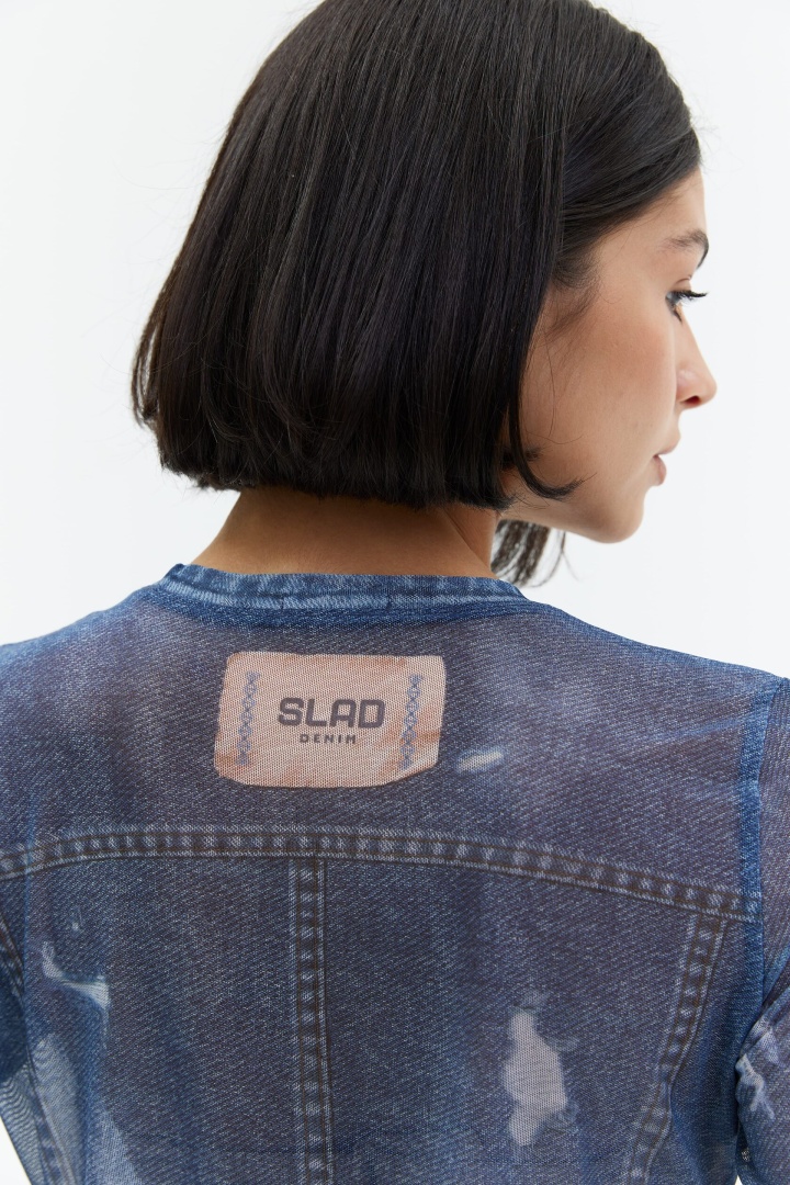 Лонгслив Denim Soft