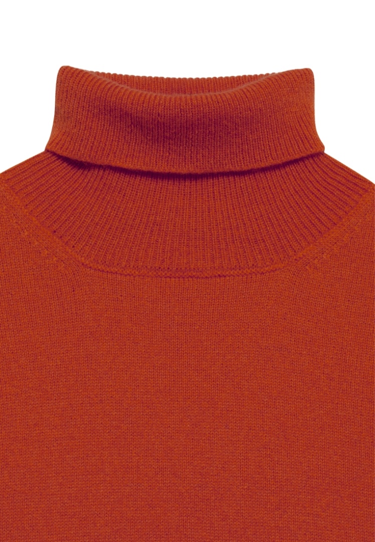 Водолазка из кашемира детская "Терракотовый Закат"