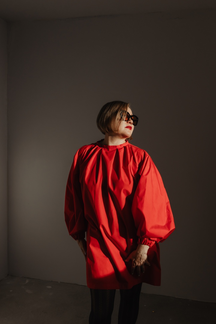 Платье "Красный Цветок"