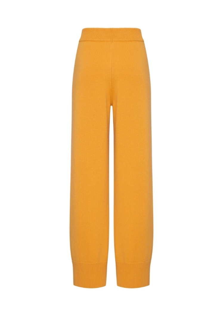 Брюки с манжетами из кашемира "Цветочный Мед"