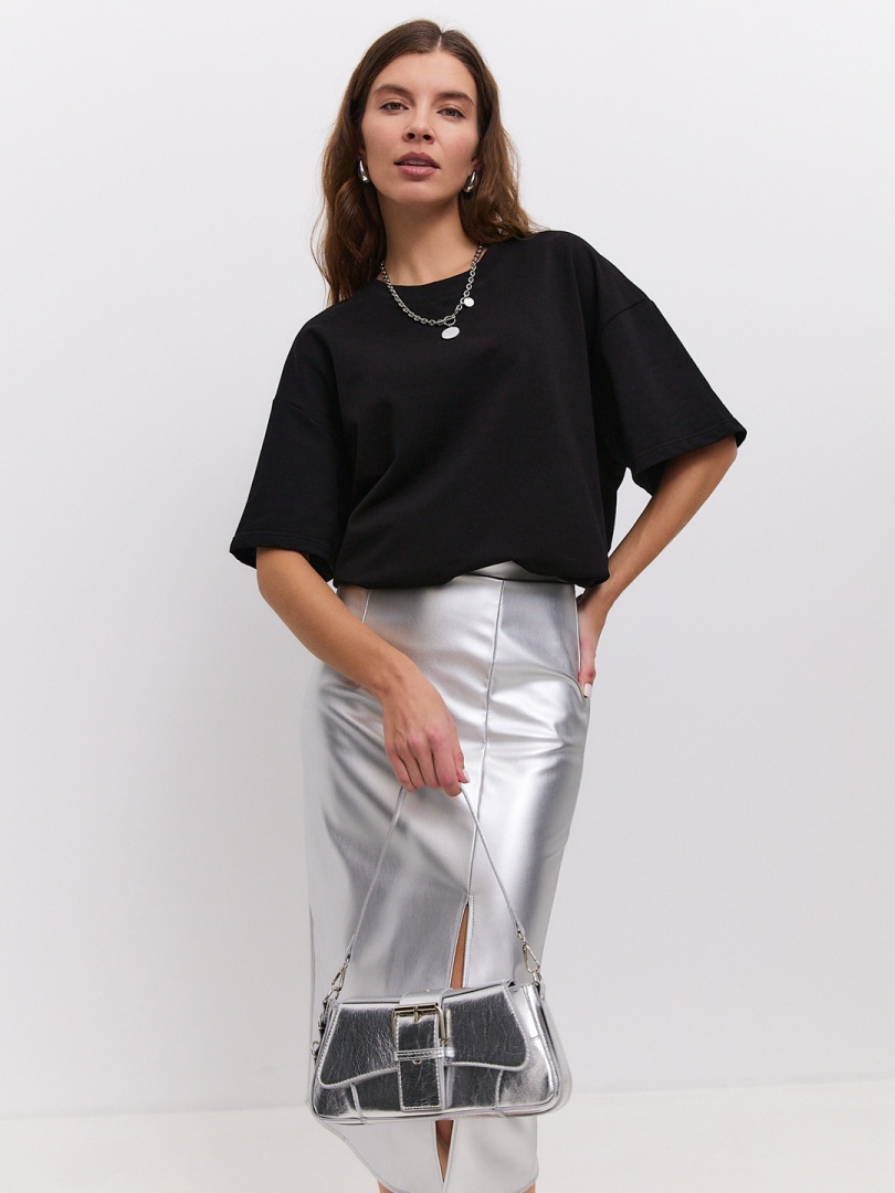 Футболка оверсайз черная