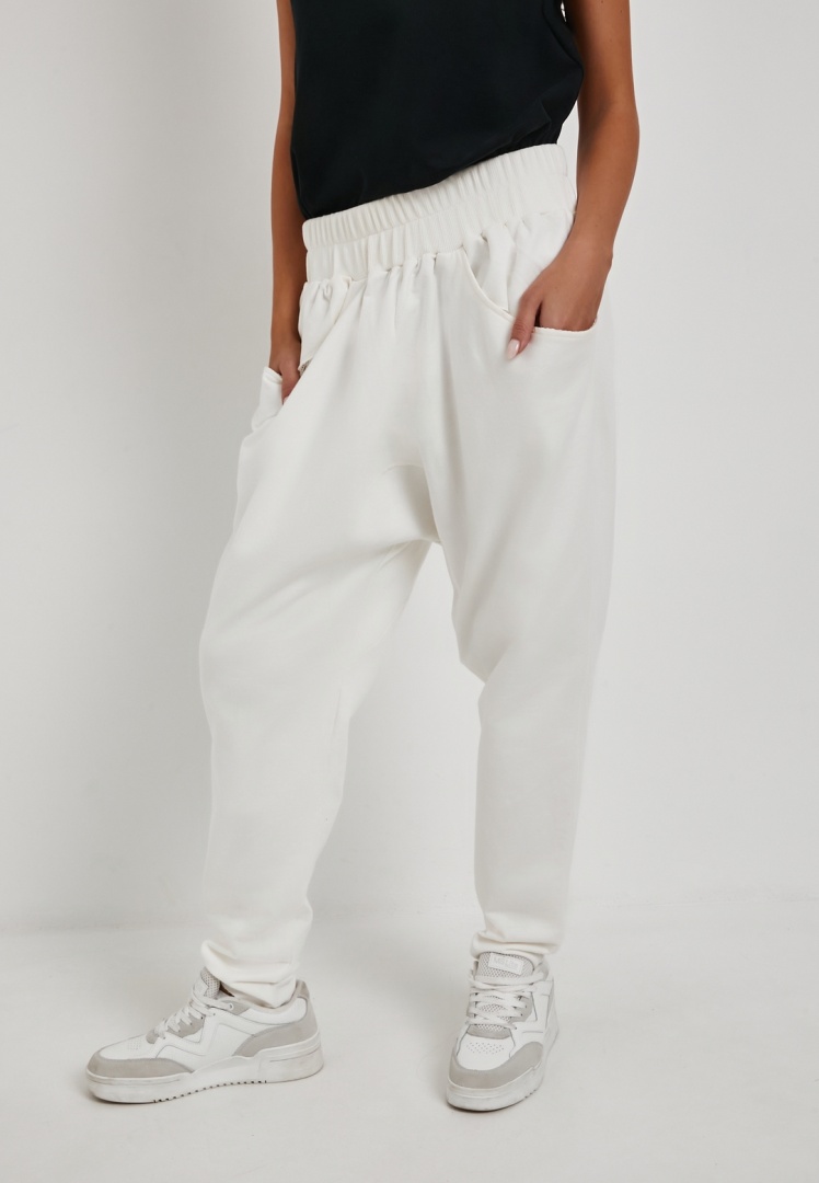 Брюки галифе белые