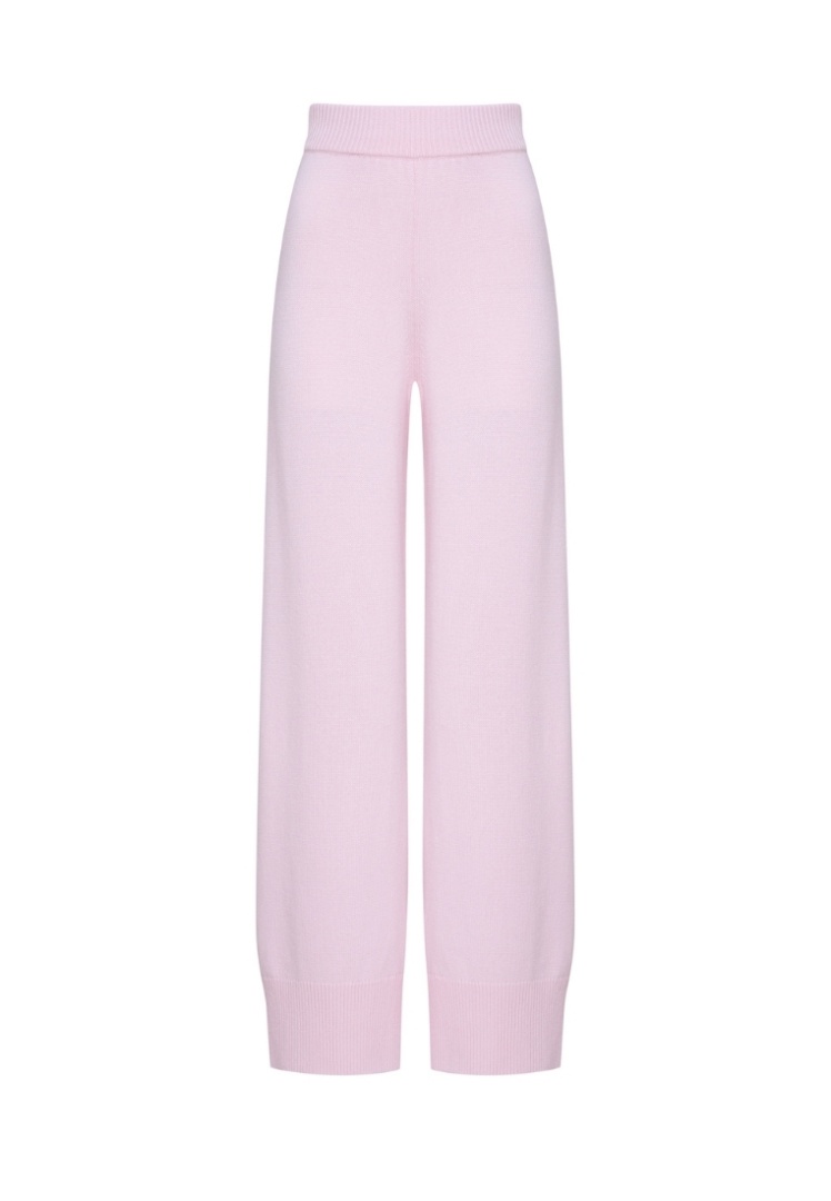 Брюки с манжетами из кашемира "Легкий Румянец"