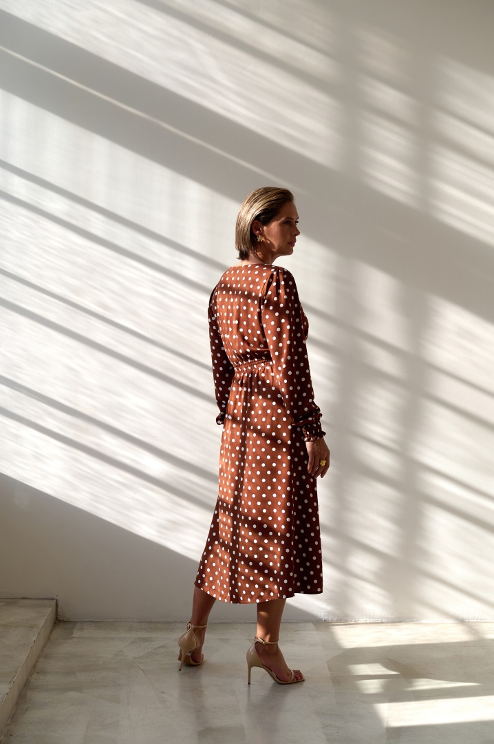 Розалин, принт "горох"