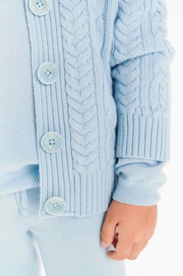 Кардиган из кашемира детский "Шепот Неба"