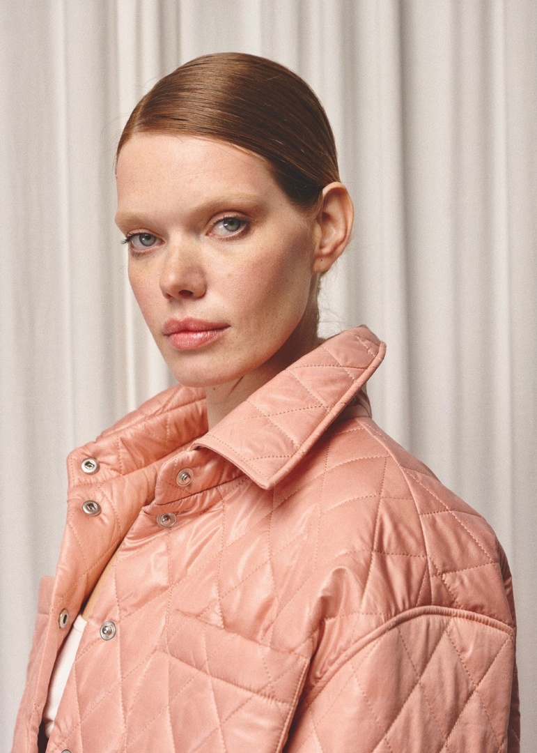 Стеганая куртка-рубашка