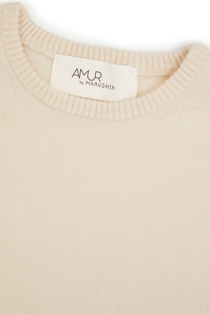 Футболка из кашемира "Взбитые Сливки"