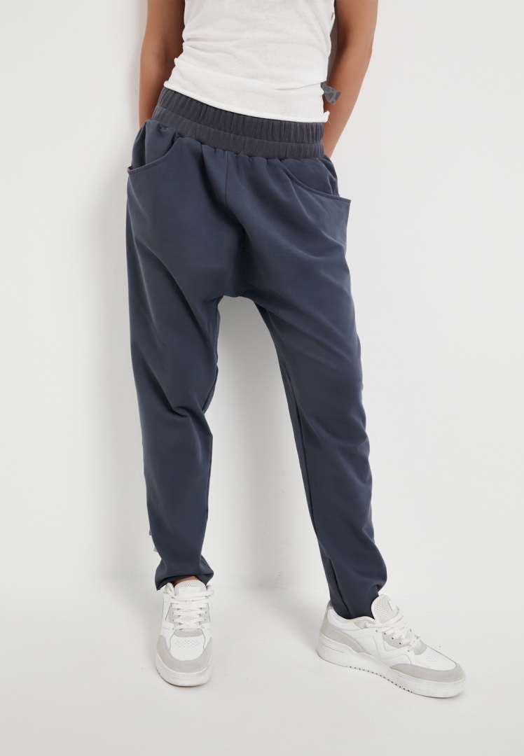 Брюки галифе серые