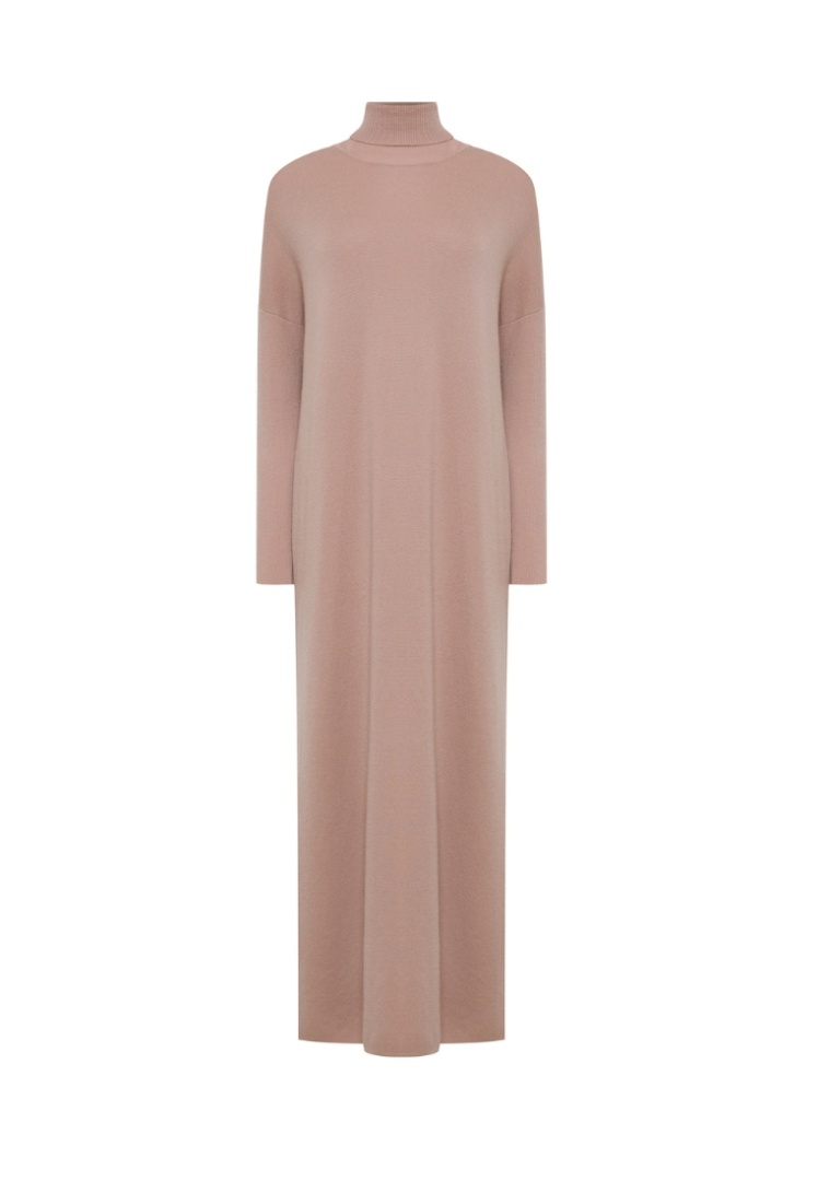 Платье-уют с кашемиром "Теплый Тауп"