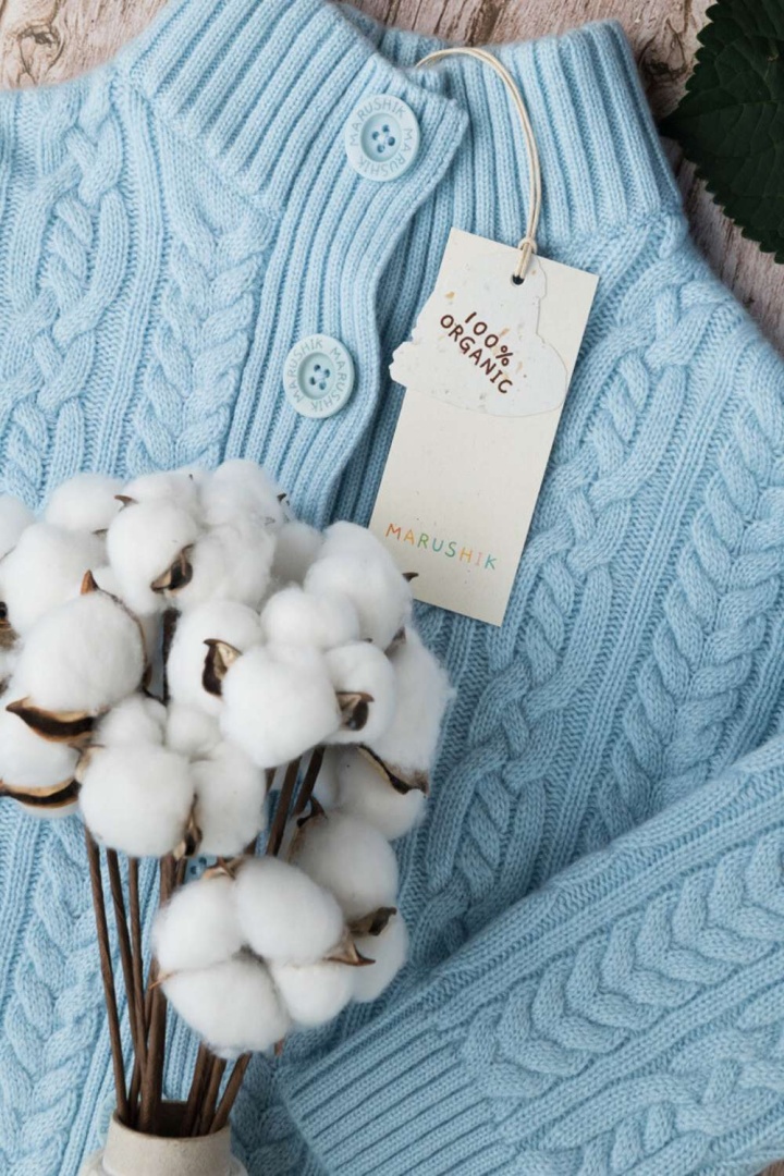 Кардиган из кашемира детский "Шепот Неба"