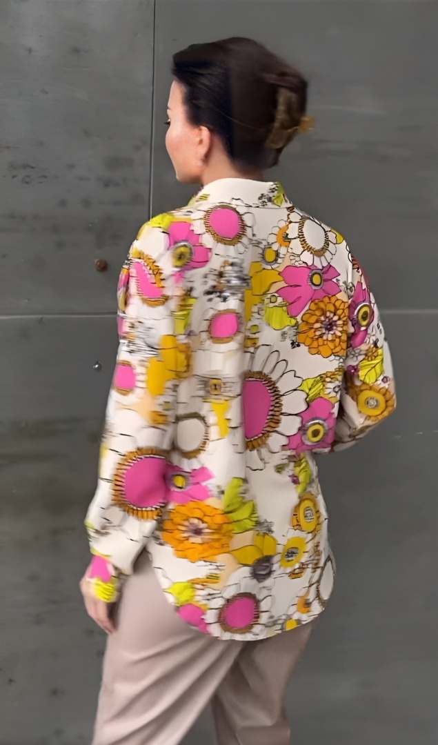 Рубашка "Цветы"