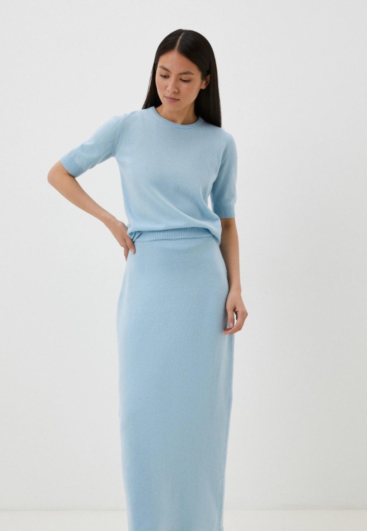 Футболка из кашемира "Шепот Неба"