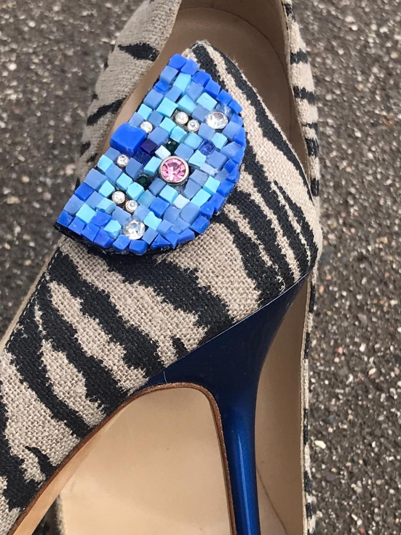 Съемные украшения для обуви "Мозаика