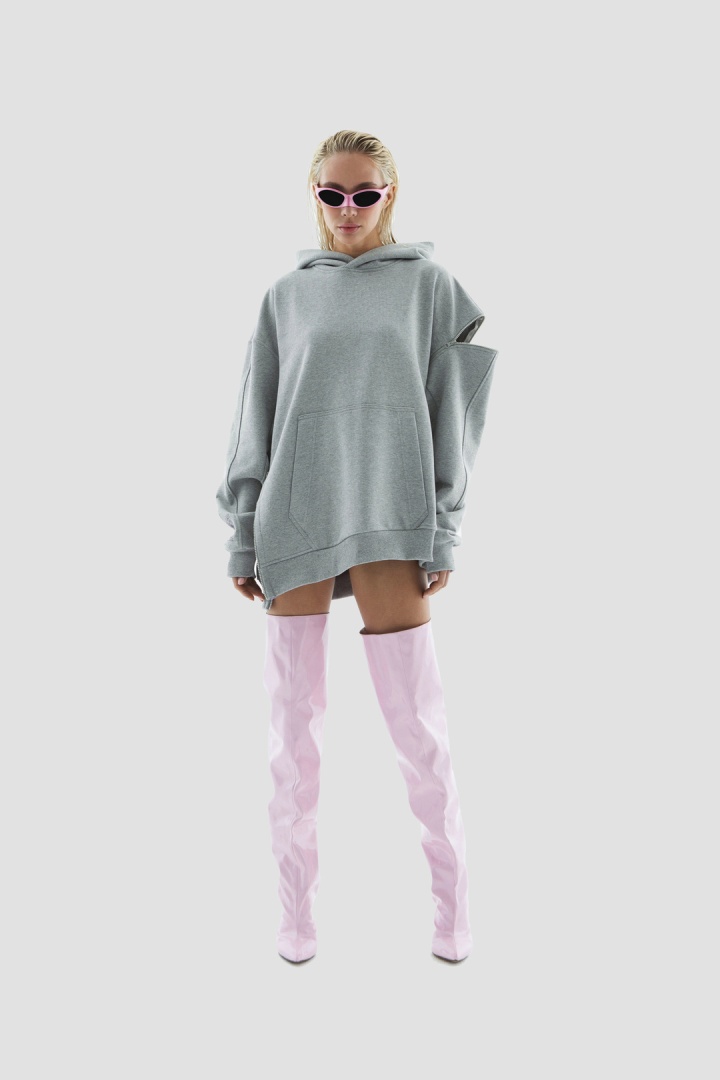 Худи Hoodie Zipper Melange