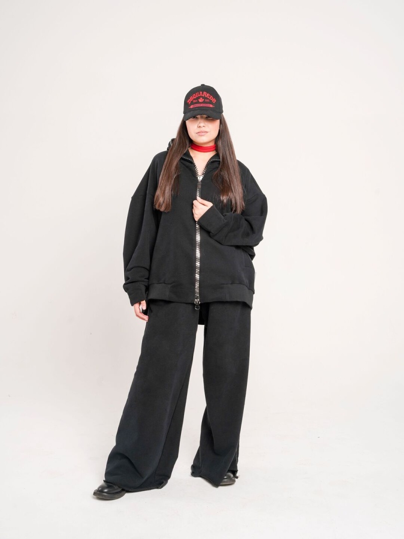 Худи West черный