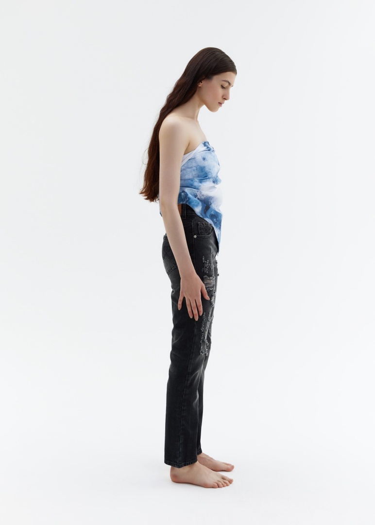 Джинсы 224 Black Lux Grunge