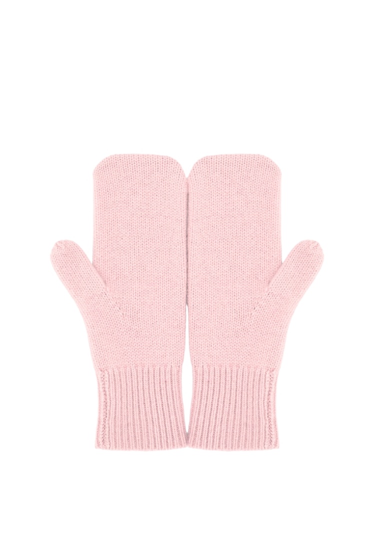 Варежки из кашемира "Легкий Румянец"
