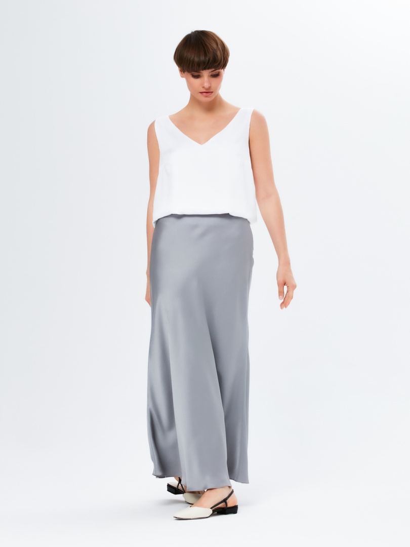 Юбка-макси "Серебристая"