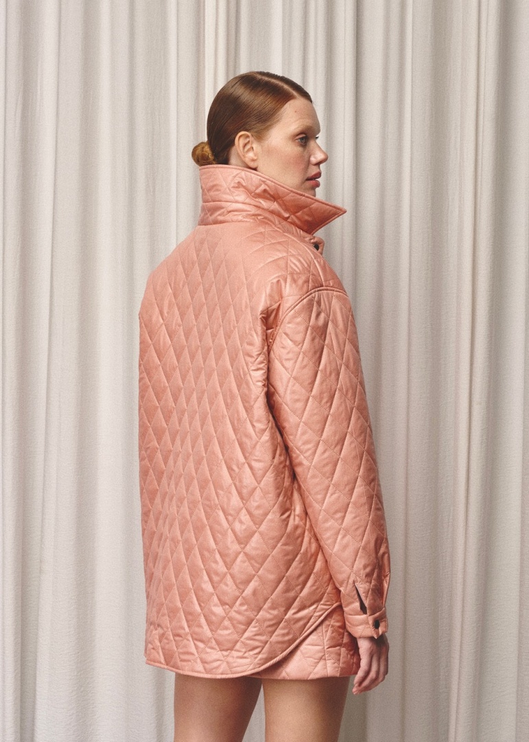 Стеганая куртка-рубашка